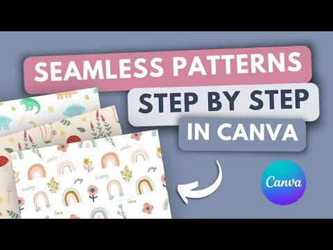 How to Create Seamless Patterns in Canva - Step By Step
