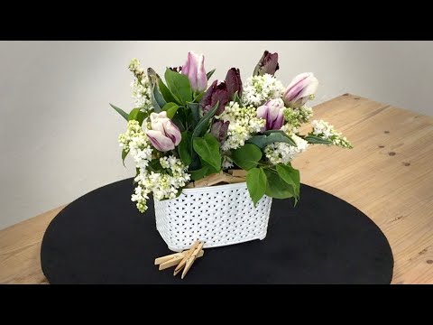 How To Make A Floral Design With A Household Item
