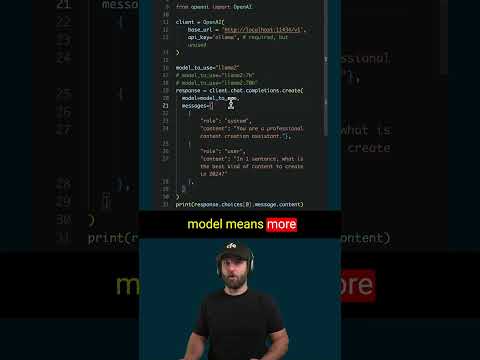LLMs Locally with Llama2 and Ollama and OpenAI Python