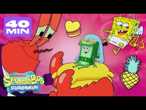 SpongeBob | Die MERKWÜRDIGSTEN Paare in Bikini Bottom! | 40-Minuten-Compilation | Schwammkopf