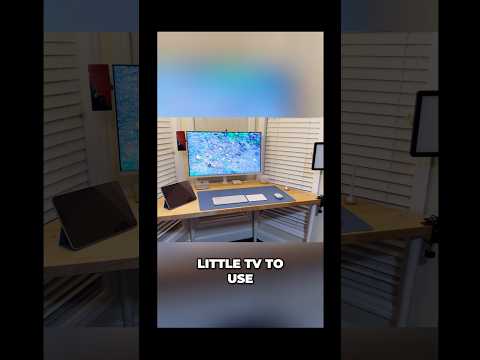 Is it a monitor or a TV? It’s both. 🤯 Transform your office into a guest suite instantly!