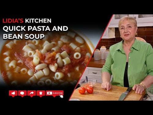 Quick & Easy Pasta and Bean Soup