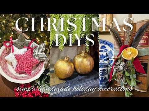 CHRISTMAS DIYS for 2024 - Create Your OWN Christmas Decorations This Year! Inspiration & Ideas