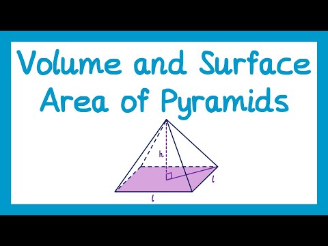 Volume and Surface Area of Pyramids - GCSE Maths