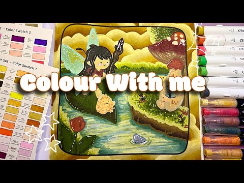 Colour With Me (ASMR) | Taking colouring to the next level