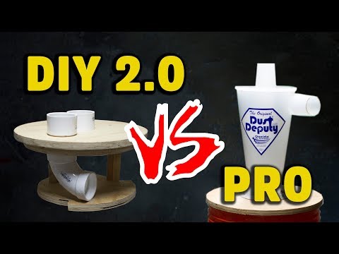 IMPROVED cyclone dust collection vs Oneida Dust Deputy (2/2) - HNB #10