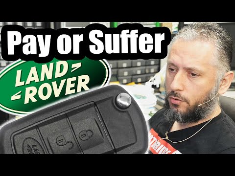 Land Rover makes it nearly impossible to replace Fob Battery. Pay up for a new one or suffer.