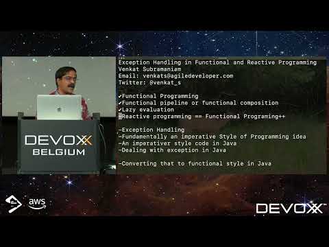 Exception Handling in Functional and Reactive Programming by Venkat Subramaniam