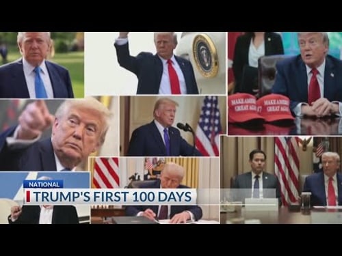 Trump marks 100 days in office