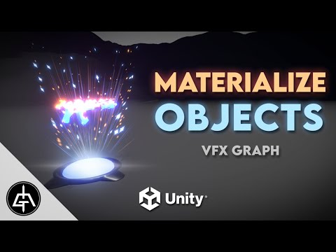 Unity VFX Graph - Materialize Objects Effect Tutorial