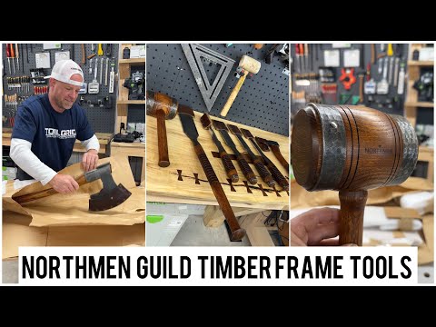 The coolest handmade timber frame tools from @northmenguild