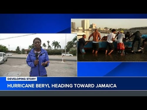 Hurricane Beryl set to make landfall in Jamaica as powerful Category 4 storm