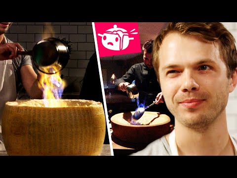 I Tried To Re-Create This Flaming Cheese Wheel Pasta