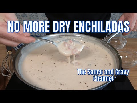 Creamy Cheese Sauce for Chicken Enchiladas | Easy Homemade Enchilada Sauce