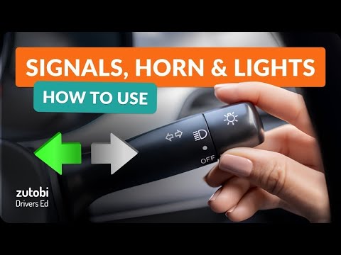 How to use Turn Signals, Lights, Hazard Lights & Horn