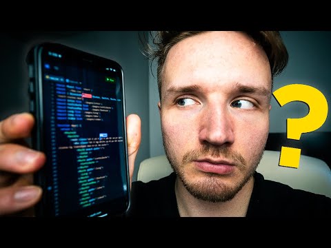 I Coded an app on my phone