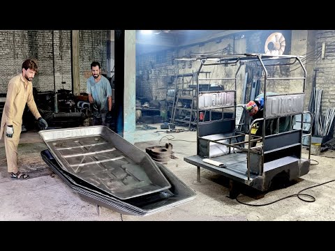 Amazing Process of Making Stainless Steel Riksha Rooftop | Mass Production Factory 2025