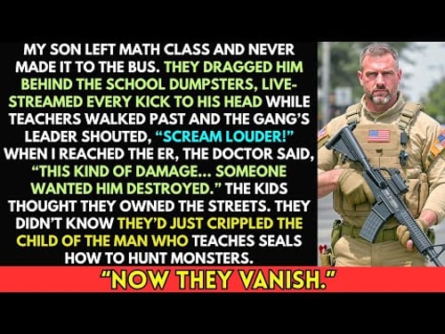 Street Gang Jumped My Son Outside School—Leader Laughed—Didn’t Know His Dad Trained SEAL Kill Teams.