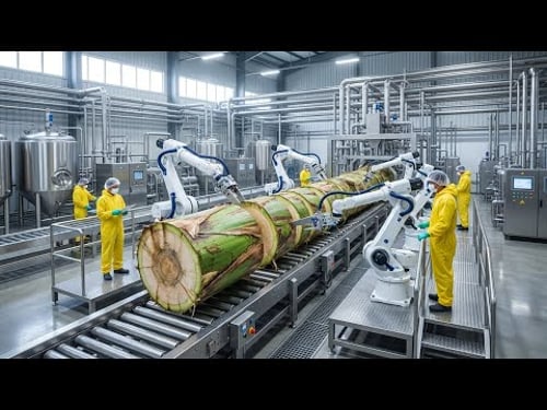 You've Never Seen Banana Processing Like This Before