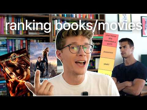 tier ranking BOOKS MADE INTO MOVIES | tsitp, the hunger games, the long walk, etc.