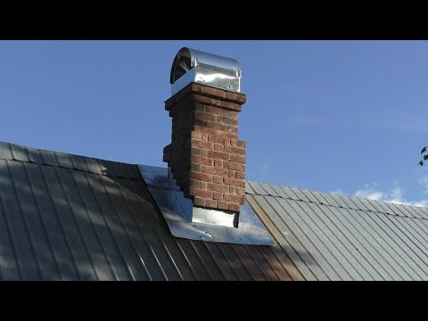 ГИДРОИЗОЛЯЦИЯ КИРПИЧНОЙ ТРУБЫ НА КРЫШЕ. КАК СДЕЛАТЬ ИЗ ОЦИНКОВКИ?