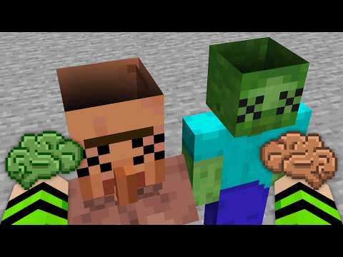 I Swapped Mobs BRAINS In Minecraft