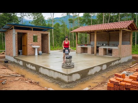 TIMELAPSE: Talented Woman Builds DREAM VILLA from Scratch