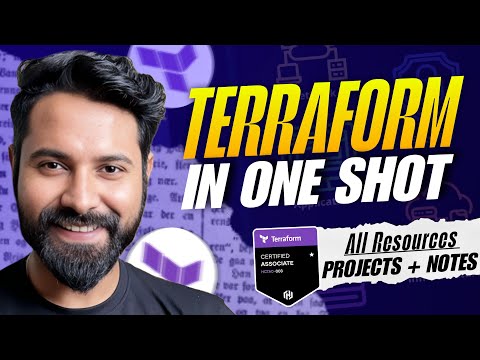 Terraform In One Shot | 3 Live DevOps Projects with Notes (Hindi)