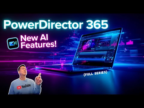 Crazy AI Features in PowerDirector 365 Revealed! (FULL 2025 Series)