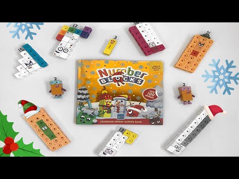 Numberblocks Christmas Sticker Activity Book | Numberblocks Math Link Cubes 1-30 | Kids Maths Quiz