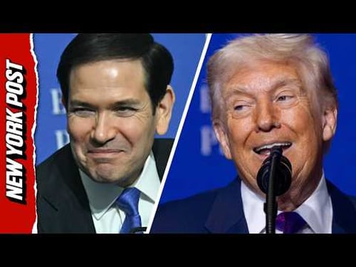 Watch Marco Rubio Crack Up as Trump Jokes About Firing Him