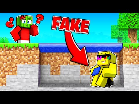 Using FAKE WATER To Prank Melon In Minecraft!