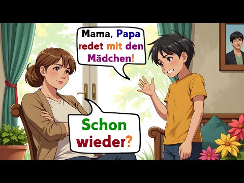 📘🇩🇪 German for Beginners: Everyday Mom–Son Dialogues