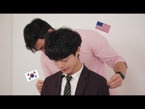 Korean Teen and American Measured Their BODY SIZE for the First Time!!!