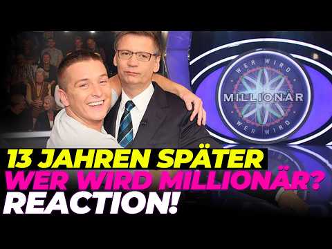 Aaron bei "Wer wird Millionär" | Reaction 13 Jahre später!
