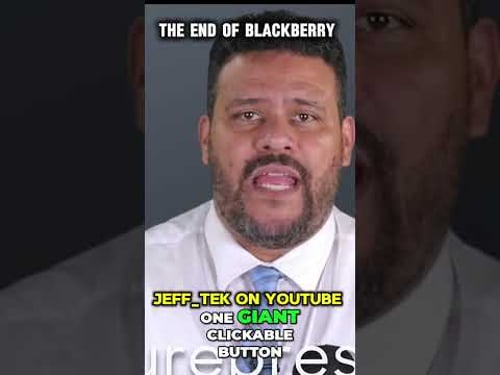The end of an era - BlackBerry #techfails #smartphone #apple #tech #blackberry #storm #techgeek