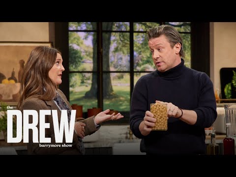 Jamie Oliver Shows How to Make Golden Hasselback Salmon Recipe | The Drew Barrymore Show