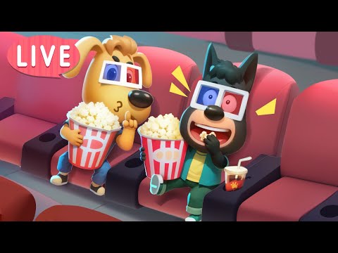 🔴LIVE | Be Quiet at the Movies | Police Cartoon | Kids Videos for Kids | Sheriff Labrador