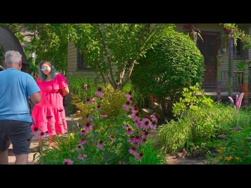 A father turns backyard into storybook for daughter