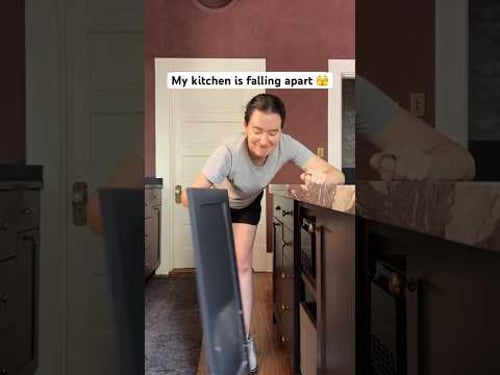 My kitchen is falling apart 🫣