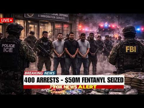 ICE & FBI Storm Somali Law Firm in Minneapolis — 400 Arrests, 28 Corrupt Cops & $50M Fentanyl SEIZED