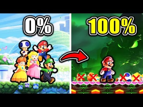 I 100% Mario Wonder, But It's a NUZLOCKE