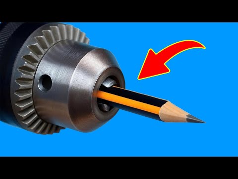 Just insert a Pencil into Drill and See what most Millions don't even imagine will happen!!