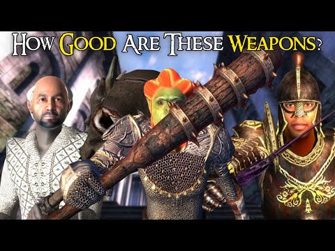 How Good Are These 3 Unique Weapons in The Elder Scrolls IV: Oblivion? (COMPILATION)