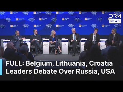 FULL DISCUSSION: Belgium PM, Lithuania President, Croatia PM Clash Over Europe-U.S. Relations | AQ1B