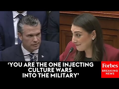 JUST IN: Sara Jacobs, Pete Hegseth Clash Over Transgender Troops In The Military