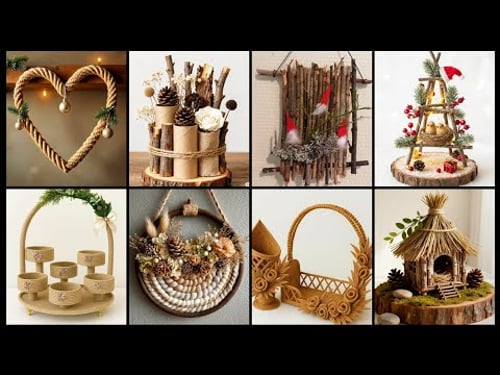 Much Creative Jute & Twig Crafts for Home Décor | Handmade Rustic Collection