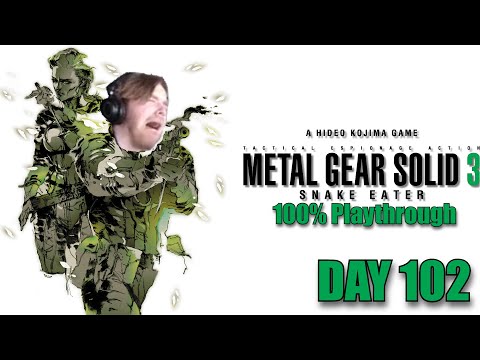 Getting 100% Completion In Every Metal Gear Game... | Day 102 | Metal Gear Solid 3: Snake Eater