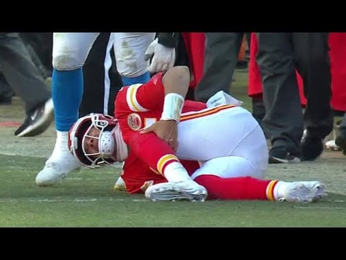 Patrick Mahomes Tears ACL vs Chargers (Full Video)