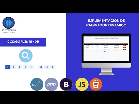 96. Buscador & Paginador Dinamico desde cero con PHP, Ajax y MySQL